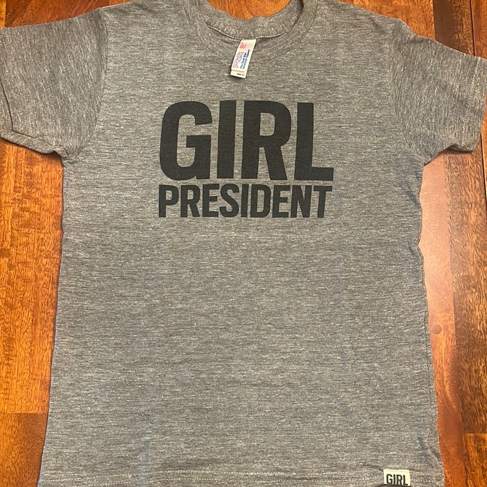 Girl President T-shirt Size 10